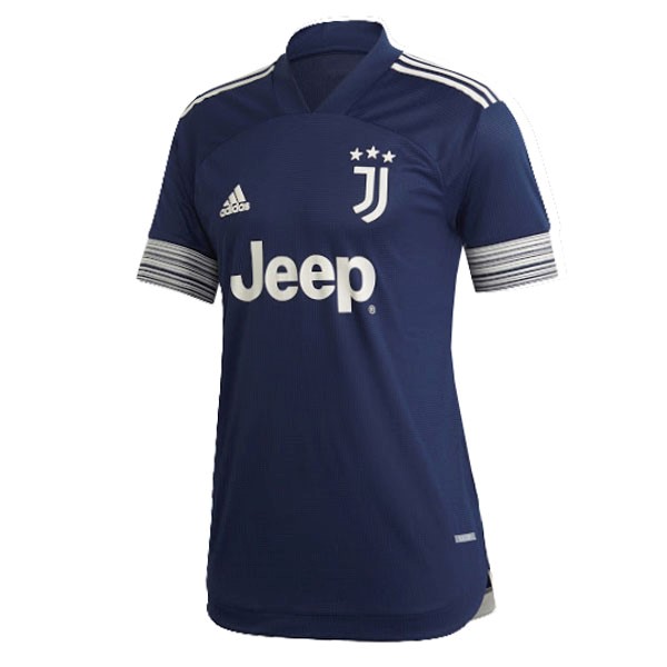 Camiseta Juventus Replica Segunda Ropa Mujer 2020/21 Azul